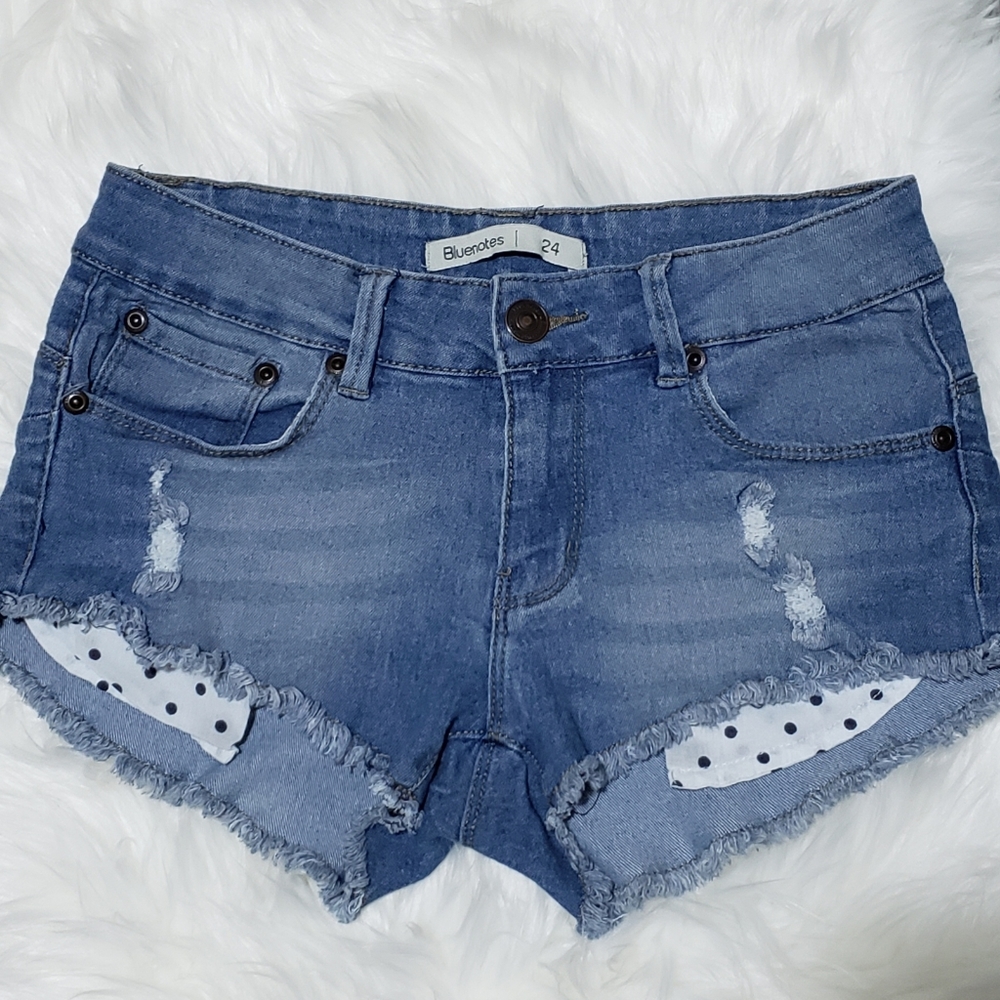 Denim shorts